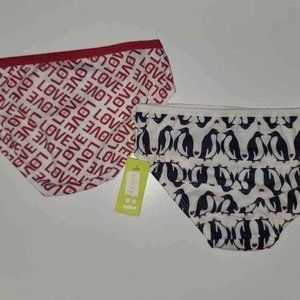 2 Crazy 8 girls' Underwear BNWT (Size: 4)
